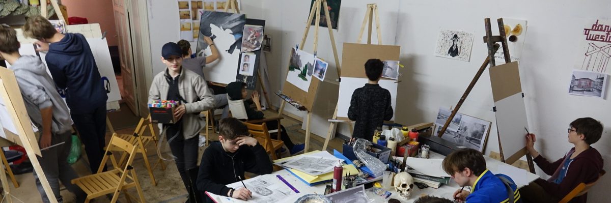 Teenager Malschule Atelier Berlin