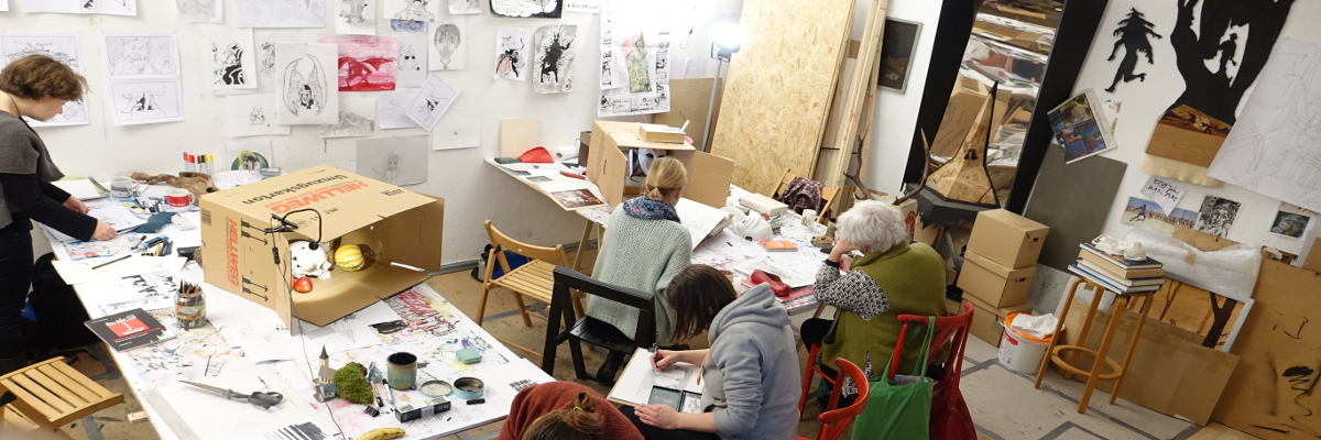 Erwachsene Atelier Berlin Malschule